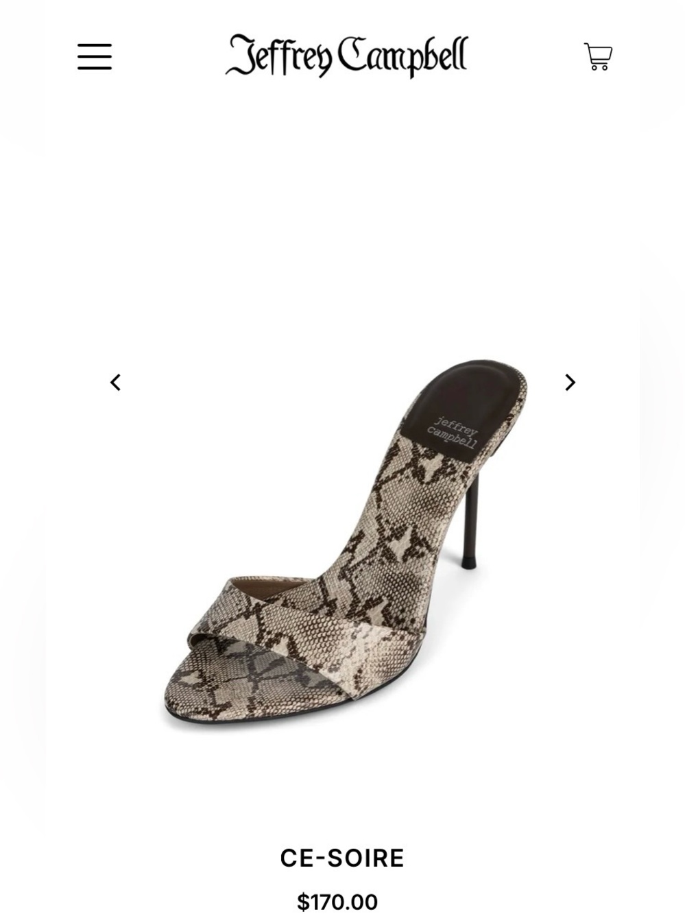 Snakebite After Dark Jeffrey Campbell Heels 🐍🤍✨